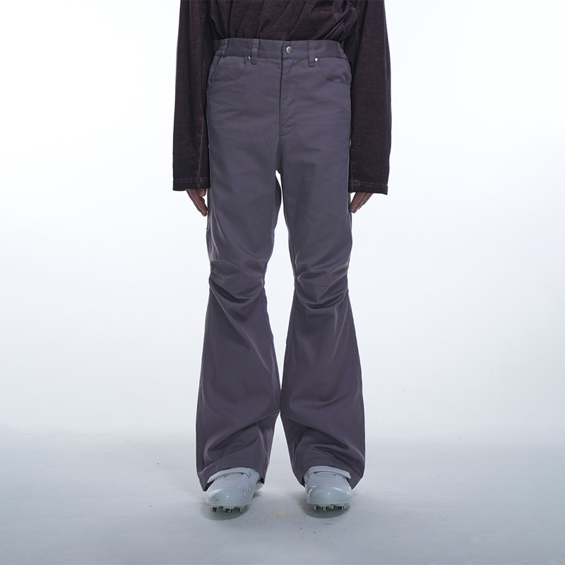 FLARE PIPING PANTS [PURPLE]