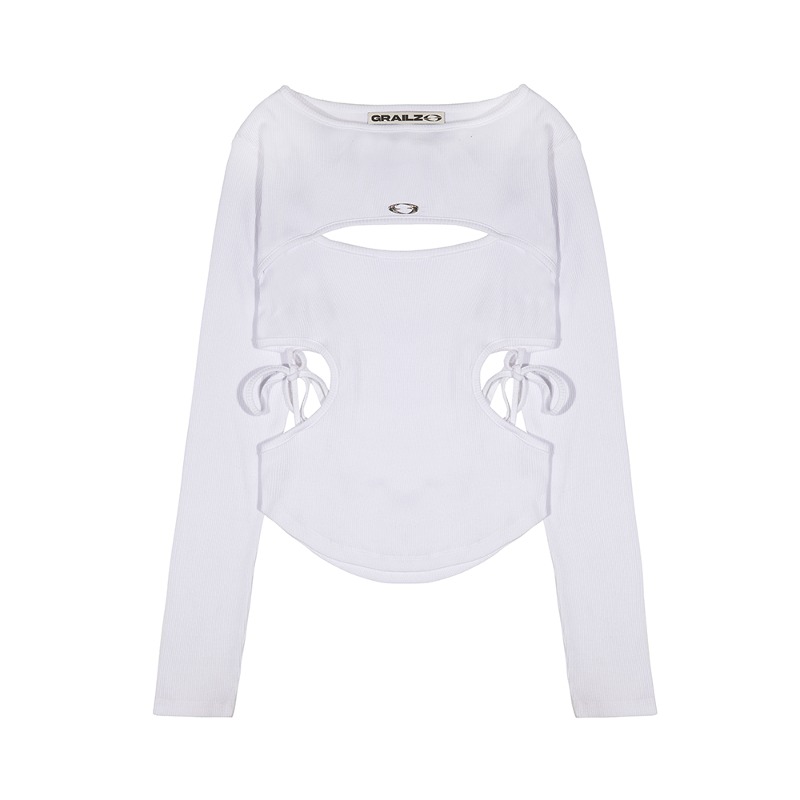 CUT OUT TOP [WHITE]