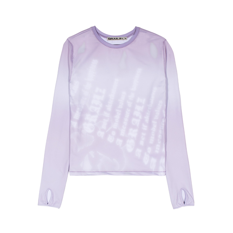 BLUR LETTERING TOP [PINK]